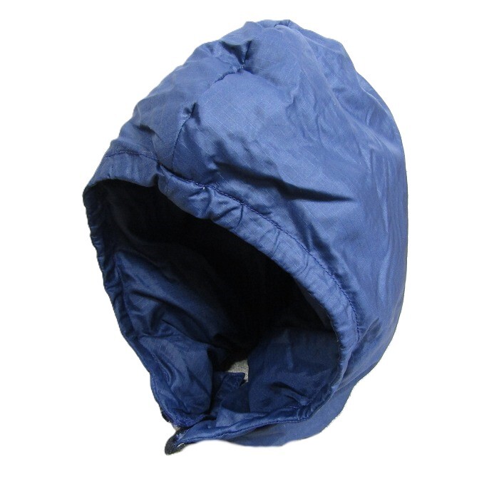 70s 80s frostline ダウン フード 単体 ネイビー フロストライン 古着 ビンテージ 4JA1107_画像1