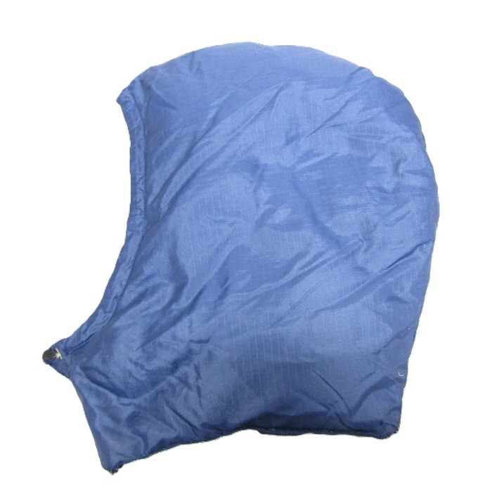 70s 80s frostline ダウン フード 単体 ネイビー フロストライン 古着 ビンテージ 4JA1107_画像4