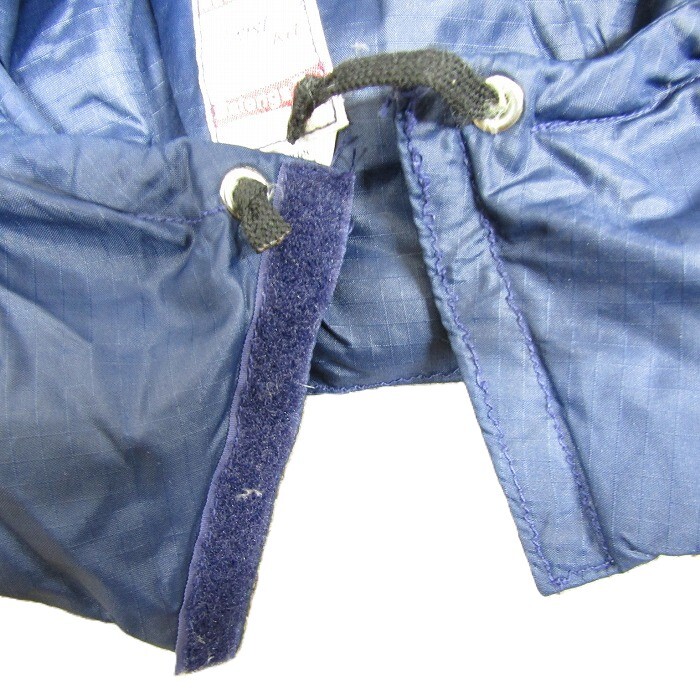70s 80s frostline ダウン フード 単体 ネイビー フロストライン 古着 ビンテージ 4JA1107_画像7