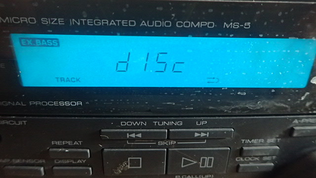 KENWOOD MS-5 Mini Stereo 取扱説明書有り リモコン有り マイクロCDシステム