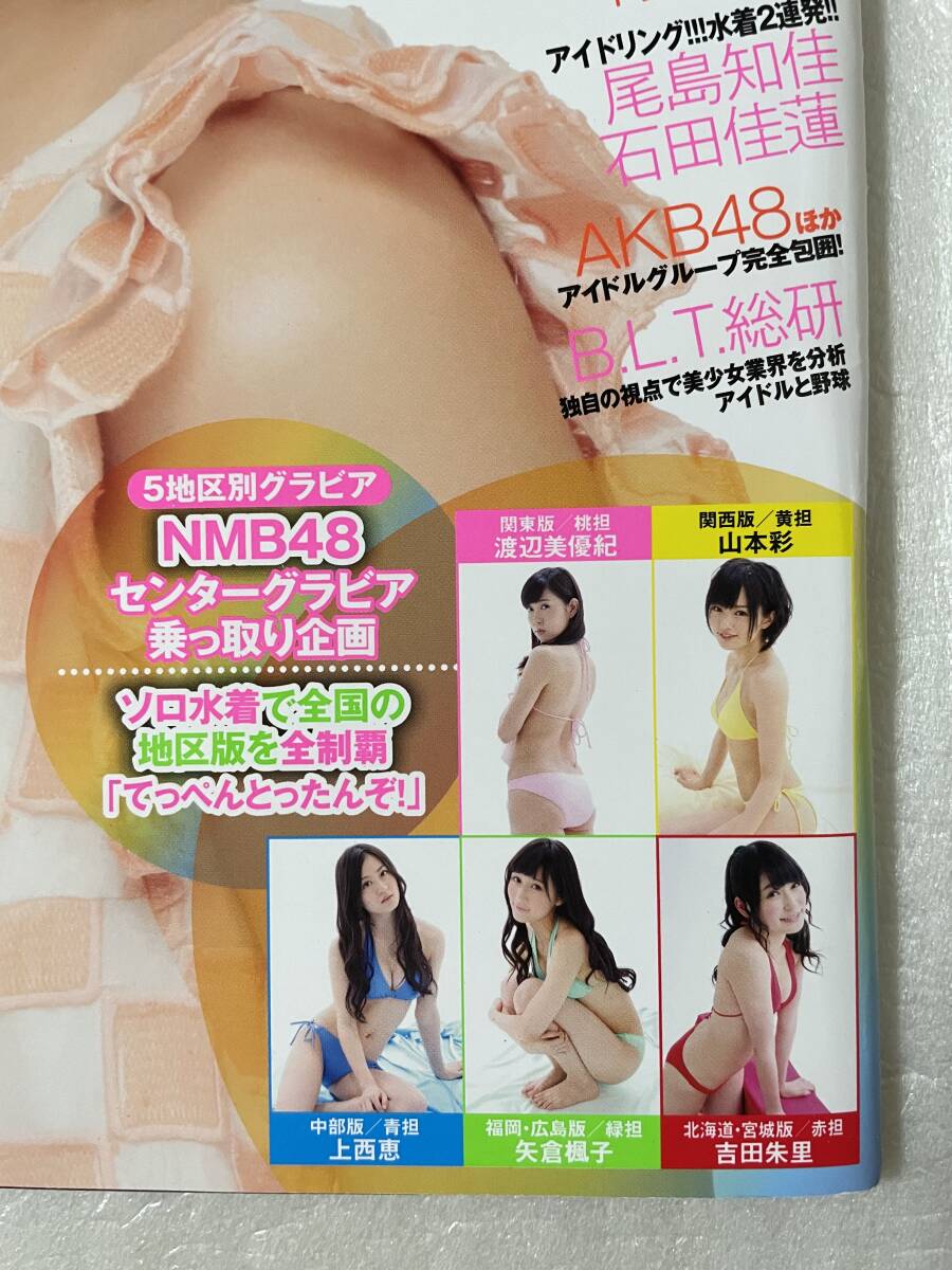 【新品未読】B.L.T月刊ビーエルティー2013年6月號 福岡?広島版 表紙：能年玲奈 センターグラビアNMB48矢倉楓子