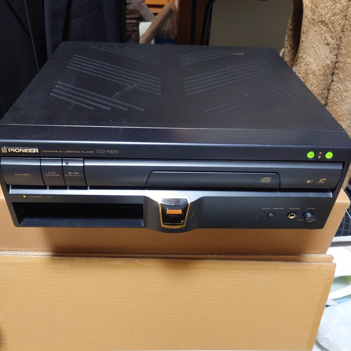 LASER DISC Laser Active PIONEER CLD-A100 Console Tested LASER DISC Laser Active PIONEER CLD-A100 Console Tested