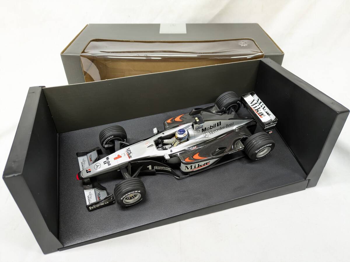 O02)未使用保管品 MINICHAMPS Mclaren Mercedes MP4/15 Mika Hakkinen 1/18 ミニカー ハッキネン B6 696 2117