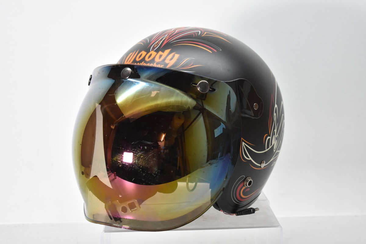 OGK KABUTO Woody Woodpecker ジェットヘルメット (57-59cm OGK KABUTO Woody Woodpecker ジェットヘルメット (57-59cm