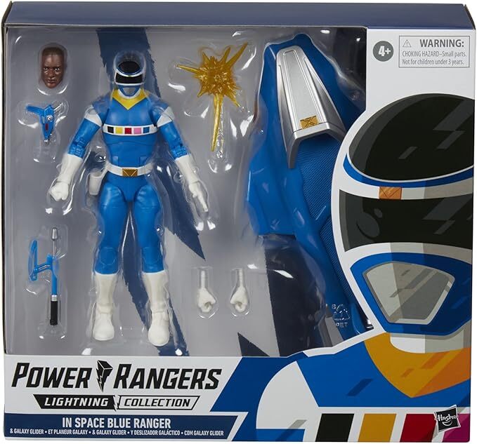 パワーレンジャー ライトニングコレクション６インチ スペースブルー＆ギャラクシーグライダー（サイバースライダー）