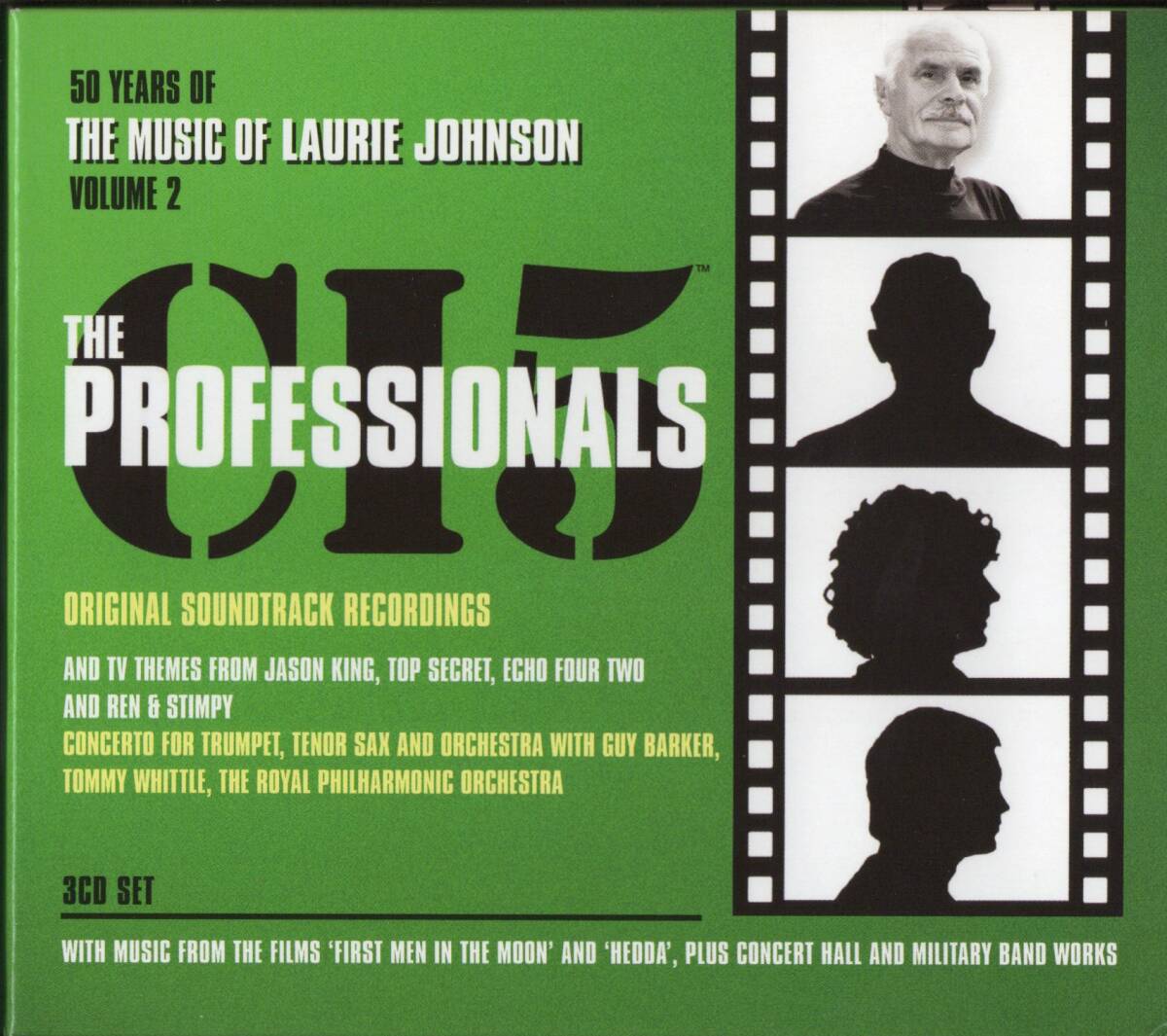 【サントラ3枚組CD】ローリー・ジョンソン「50 YEARS OF THE MUSIC OF LAURIE JOHNSON VOLUME 2」＊2008年発売＊EU盤＊美品　etc.