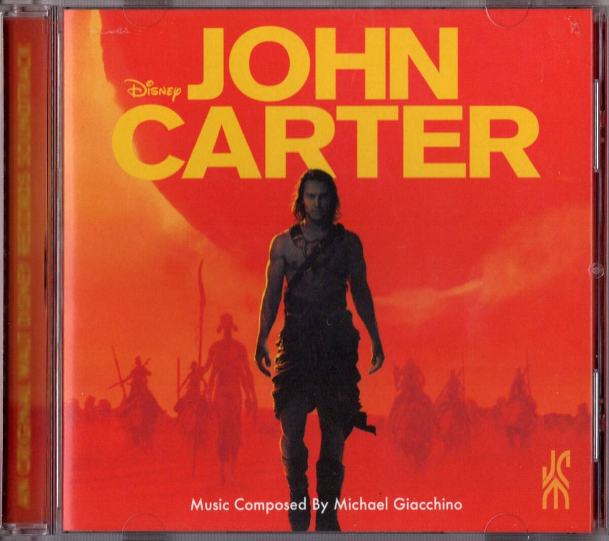 【サントラCD】マイケル・ジアッキーノ「ジョン・カーター」＊2012年＊米盤＊美品＊レア盤＊M.ジアッチーノ ＊原作「火星のプリンセス」