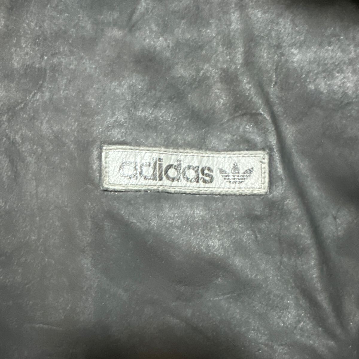 adidas 80s レザー ジャケット RUN DMC アディダス ヴィンテージ adidas 80s レザー ジャケット RUN DMC アディダス ヴィンテージ
