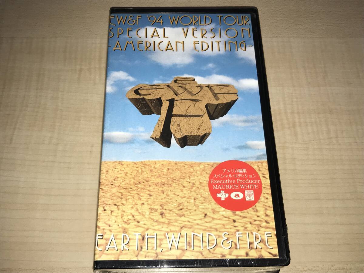 VHSビデオ◆アース・ウインド＆ファイア/'94 ワールド・ツアー◆アメリカ編集スペシャル・エディション◆新品未開封