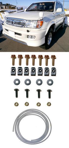 Land Cruiser 100 предыдущий период средний период для праймер покрашен передний задний бампер спойлер передний и задний в комплекте UZJ100W HDJ101K Land Cruiser