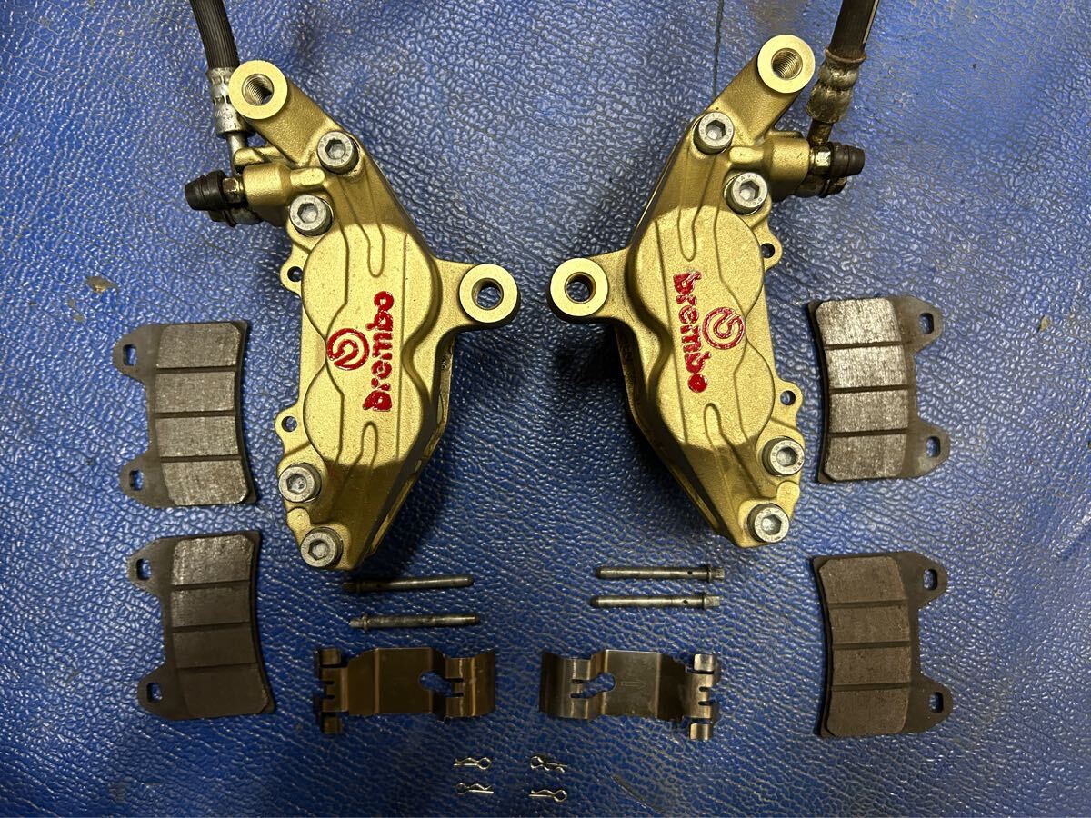 イナズマ400 フロント Brembo ブレーキキャリパー セット brembo製フロントブレーキキャリパー セットオマケ付き XJR400