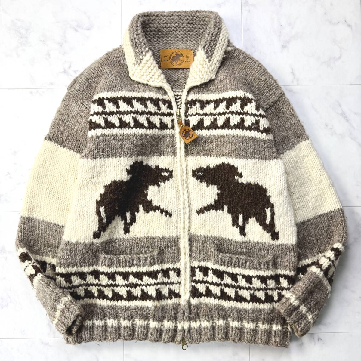 激レア XL 入手困難 HUNTING WORLD カウチンニット セーター 激レア XL 入手困難 HUNTING WORLD カウチンニット セーター