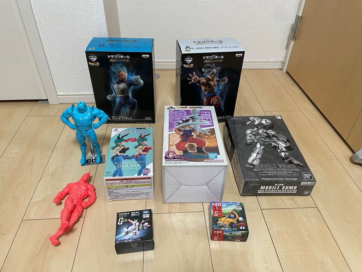 ジャンク　フィギュア　バンプレスト　バンダイ ドラゴンボール　ガンダム　キン肉マン　セット　スタンド1つ