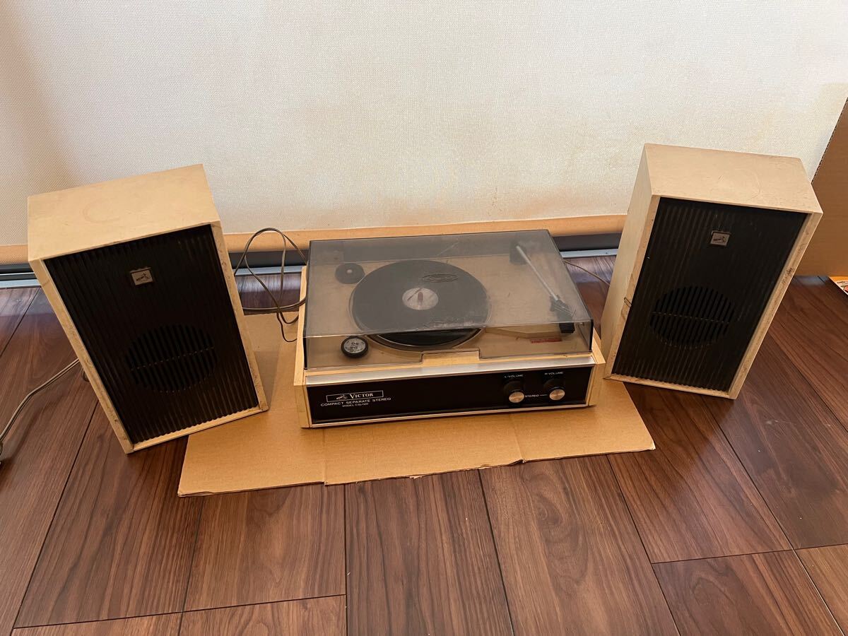 Victor オーディオ レコードオーディオ 当時物(ビンテージ Victor オーディオ レコードオーディオ 当時物(ビンテージ