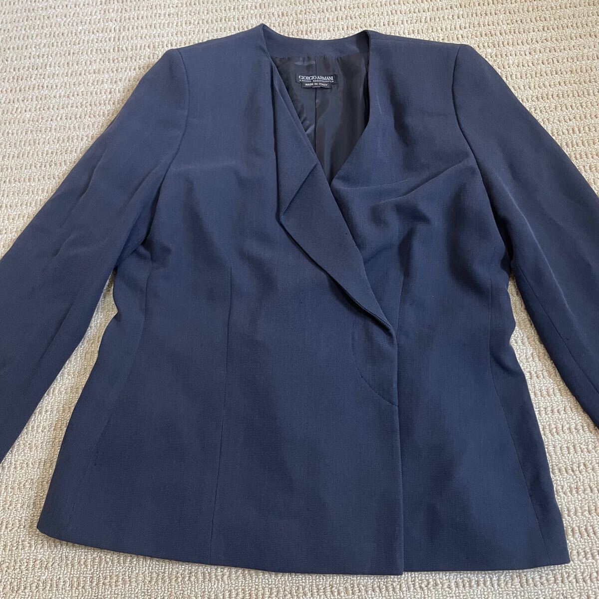サイズLL ジョルジオアルマーニ ダブルボタン テーラードジャケット