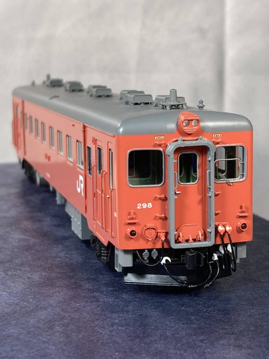 未使用品・Uトレイン・キハ22 298(函ハコ配置機)首都圏色・二灯ライト・単線スノープロー・JRアンテナ装備(Cタイプ) 真鍮製超精密モデル