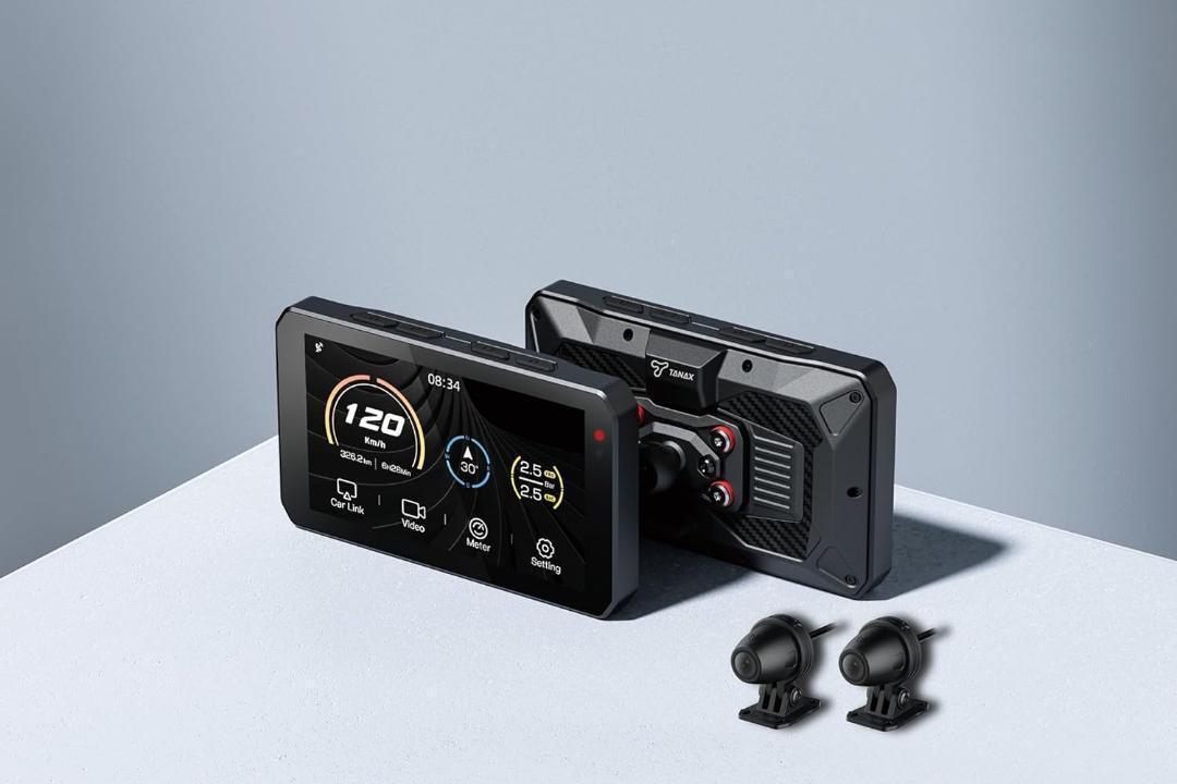 【新発売】TANAX SRS-001スマートライドモニターAIO-5Lite (ドラレコ付きスマホモニター)_画像3