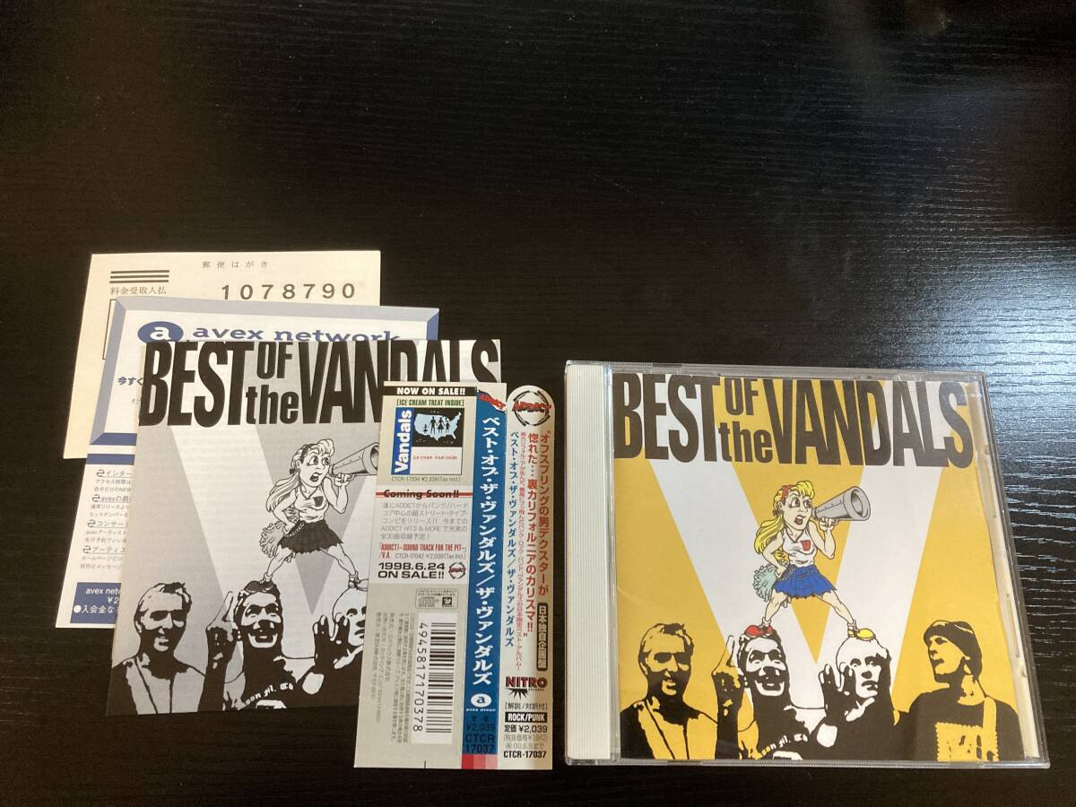 The VANDALS Best of the Vandals 国内盤CD ヴァンダルス