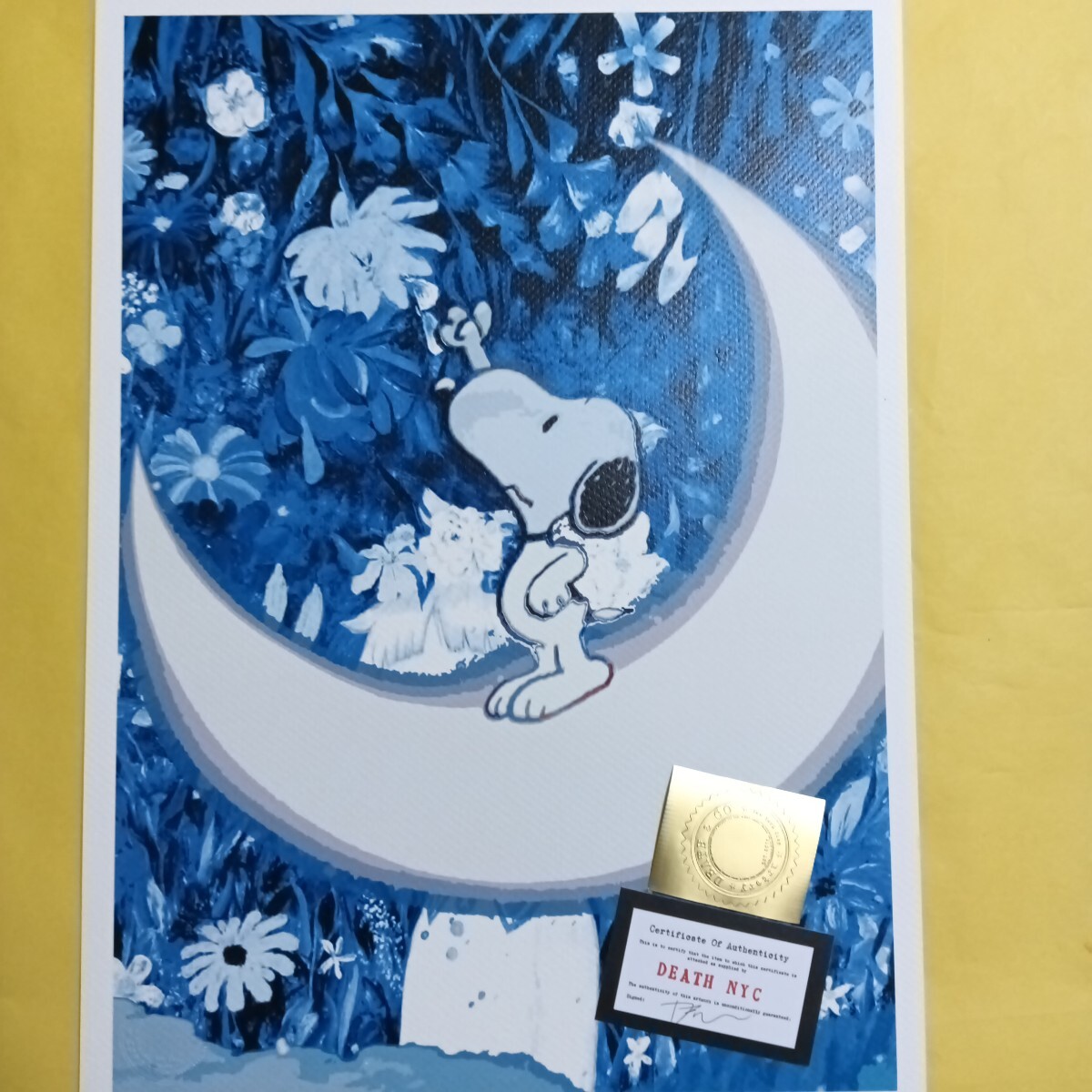 DEATH NYC 世界限定100枚 アートポスター スヌーピー SNOOPY DEATH NYC 世界限定100枚 アートポスター スヌーピー SNOOPY