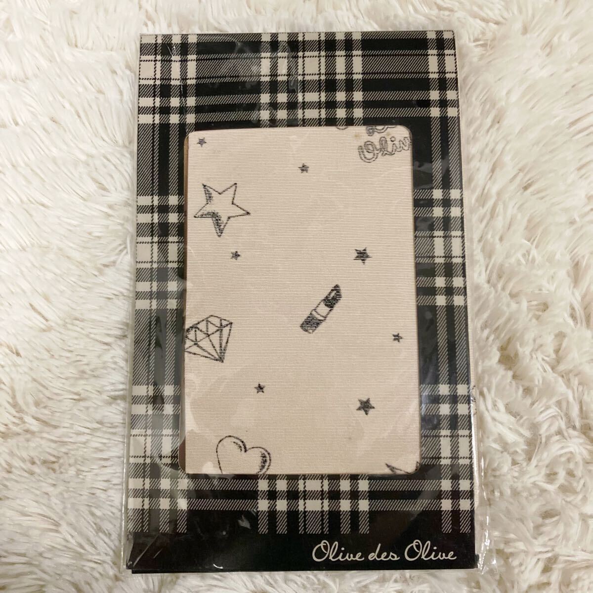 新品 Olive des Olive ストッキング パンスト パンティストッキング コスメ柄 つま先補強あり 1点のみ