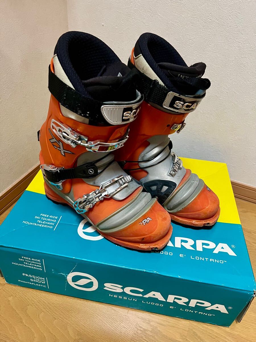 スカルパ SCARPA TX 27.5cm テレマークスキー バックカントリー NTN
