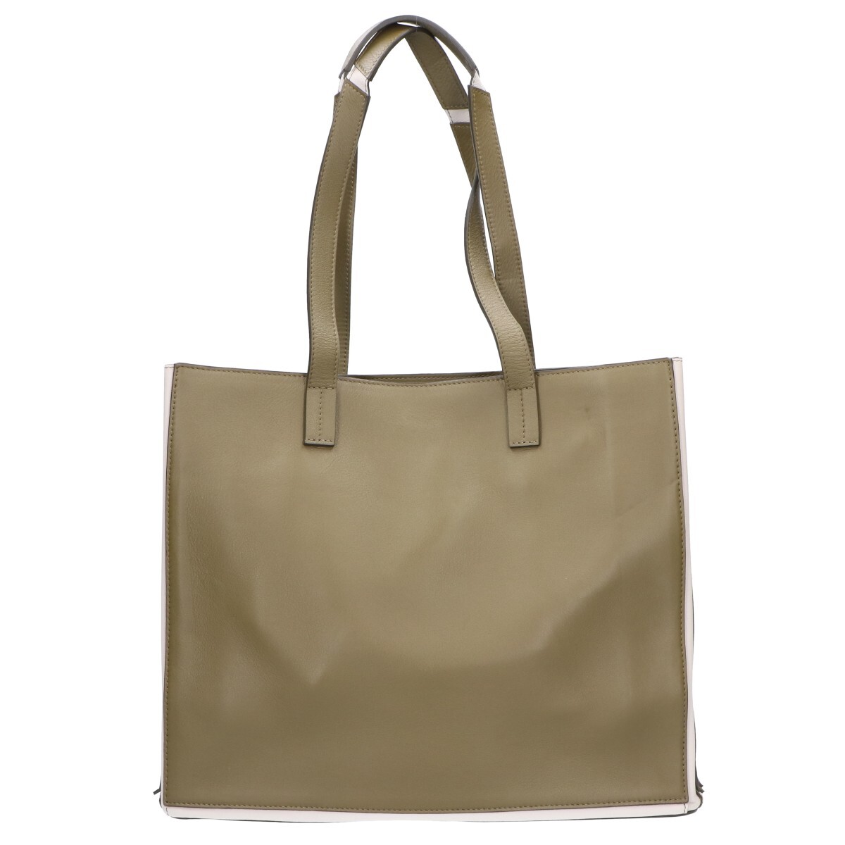 美品/ TAE ASHIDA タエアシダ レザー トートバッグ カーキ 美品/ TAE ASHIDA タエアシダ レザー トートバッグ カーキ