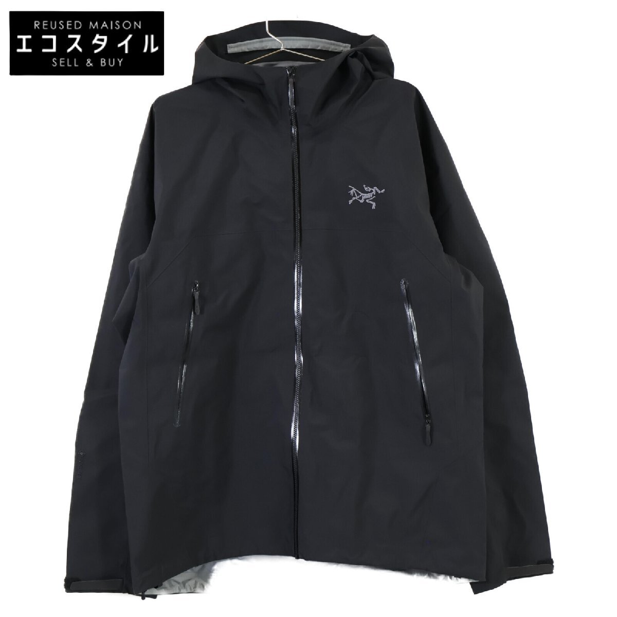 美品/23年製 ARC'TERYX アークテリクス X000008584 GORE-TEX ゴアテックス Beta Jacket ベータ ジャケット L/G ブラック メンズ