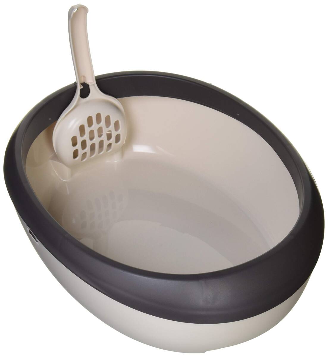 サイズ S ダークグレー ネコトイレ ラプレ 猫用トイレ本体 リッチェル