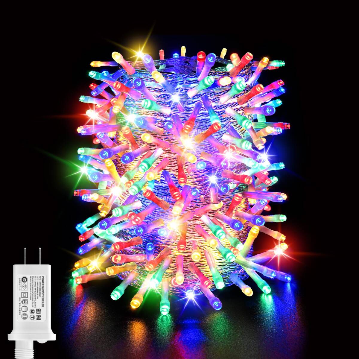 【人気商品】LED イルミネーションライト ストリングライト ストレート Dalugo クリスマス イルミネーション 屋外 防水