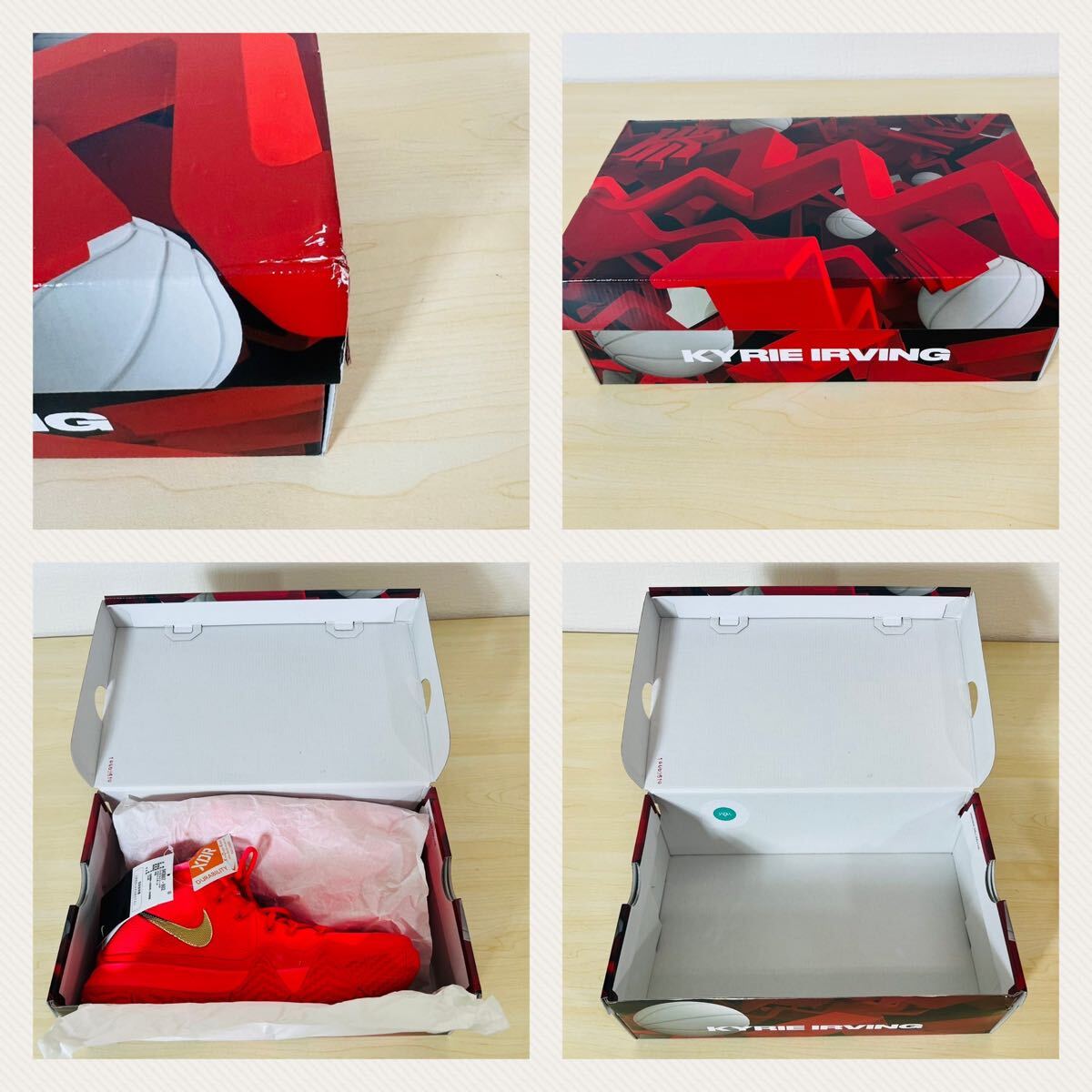 入手困難・タグ付き】Kyrie カイリー 4 EP NIKE ナイキ 赤 入手困難・タグ付き】Kyrie カイリー 4 EP NIKE ナイキ 赤