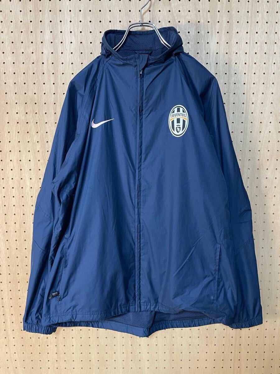 00s NIKE JUVENTUS ナイロンジャケット　ナイキ　ユベントス 00s Y2K NIKE ナイキ ユベントス ジャケット フットボール