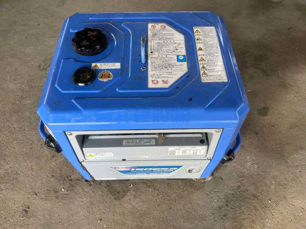 デンヨー　インバーター発電機 防音型 ガソリン溶接機 ウェルダー GAW-150ES2　45時間　電撃防止機能付き　動作OK　おまけ有り！