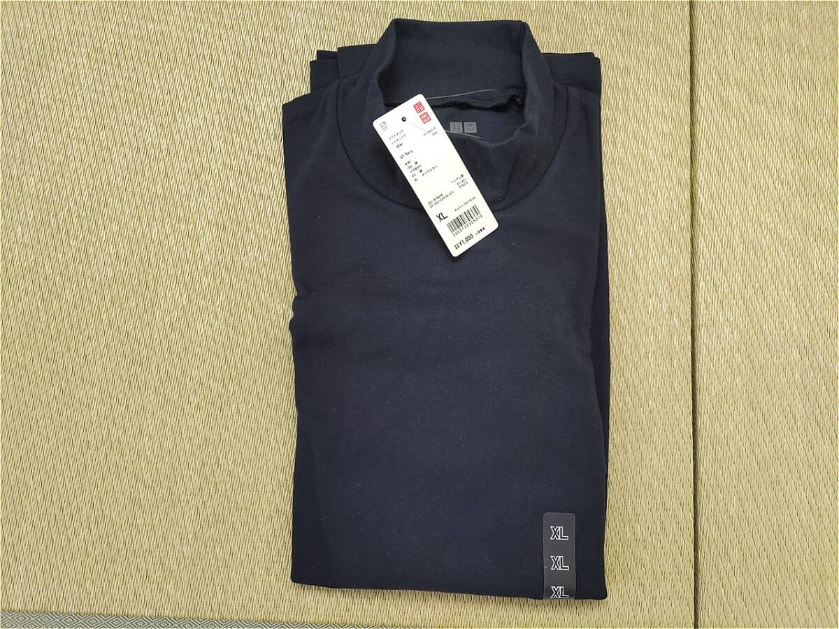 ユニクロUQソフトタッチハイネックTサイズXL未使用新品