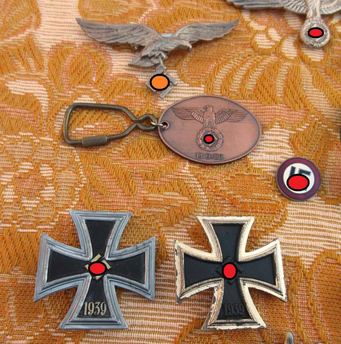 WW2時期ドイツ・各種勲章類まとめて(複製 ドイツ軍ドイツ国防 WW2時期ドイツ・各種勲章類まとめて(複製 ドイツ軍ドイツ国防