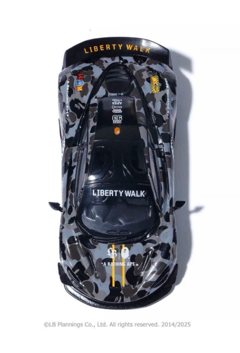 A BATHING APE BAPE MINI GT LBWK ABC CAMO MCLARREN 720S 1/64