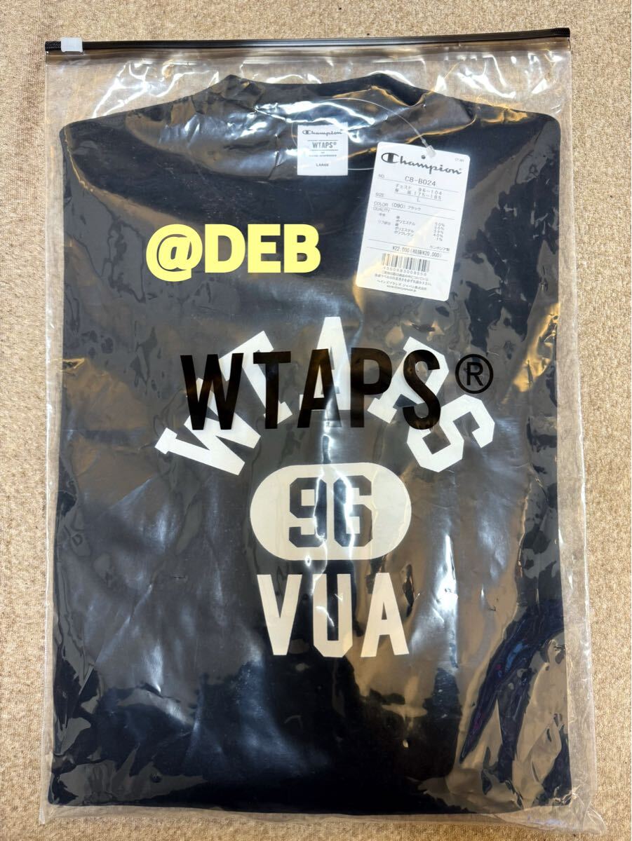 WTAPS CHAMPION ACADEMY CREW NECK CTPL BLACK Lサイズ ダブル WTAPS CHAMPION ACADEMY CREW NECK CTPL BLACK Lサイズ ダブル