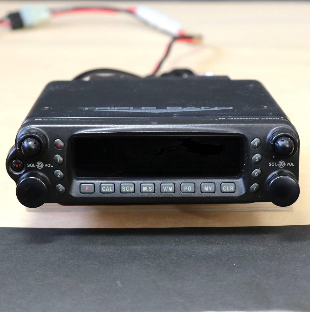 STANDARD стандартный C5900 50/145/430MHz высокая яркость белый цвет LED 3 частота номинал :10W Mobil машина ( поиск :TM-741 TM742 TM-643)