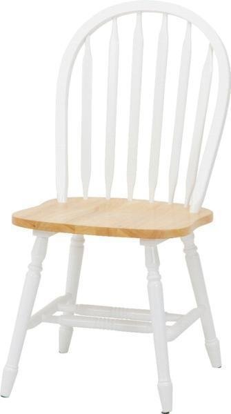 送料無料/2脚セット ダイニングチェア イス スツール 椅子 キッチン 幅44.5cm 奥行48cm 高さ91.5cm ホワイトフレーム 座面ナチュラル/新品