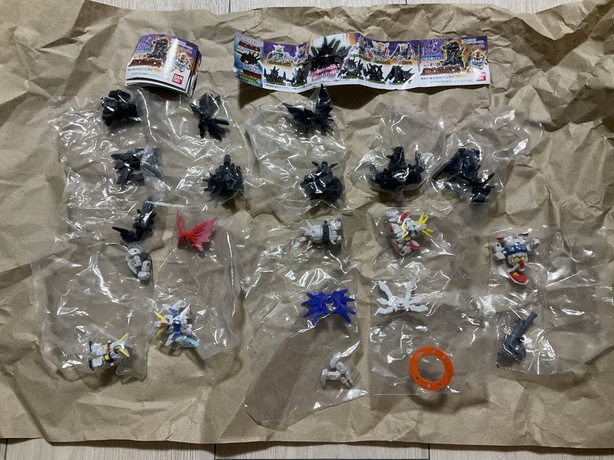 新品【SDガンダムバインド 第1弾 聖獣ハーディア覚醒備 全10種セット】ガシャポン戦士 seed ストライクフリーダム ガン消し フィギュア