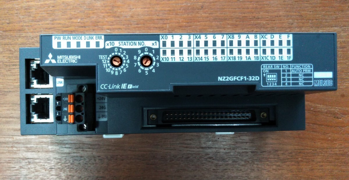 【中古品】三菱電機 CC-Link IEフィールドネットワークリモートI/Oユニット NZ2GFCF1-32D