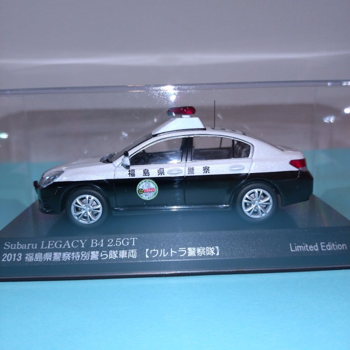 RAI'S レイズ 1/43 スバル レガシー B4 2.5GT 2013 福島県警察特別警ら隊車両 【ウルトラ警察隊】