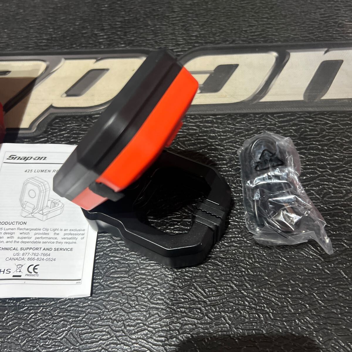 Snap-on заряжающийся 425 люмен kla LAP свет магнит LED ecspf032 orange