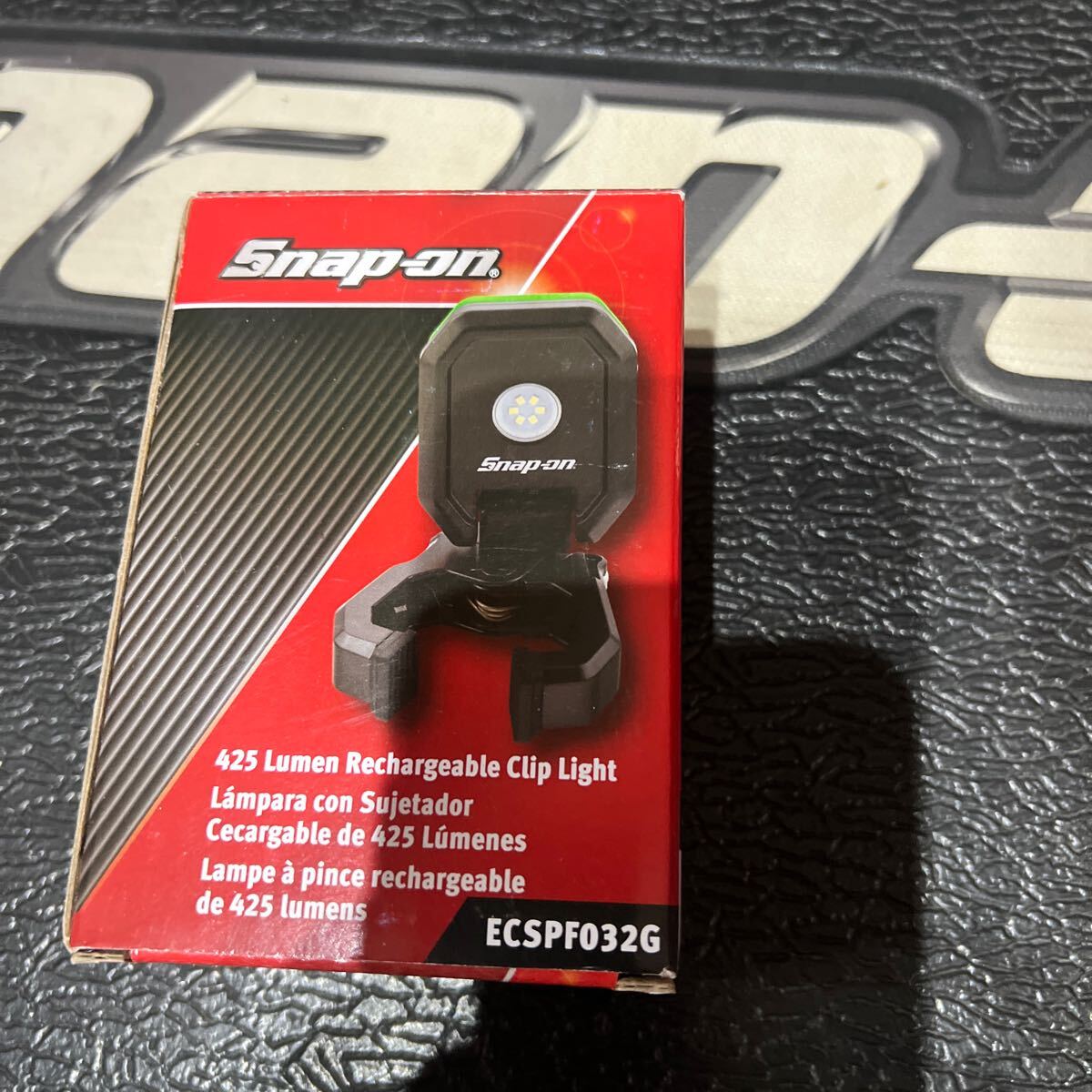 スナップオン 充電式 425ルーメン　クララップライト　マグネット　LED ecspf032 グリーン