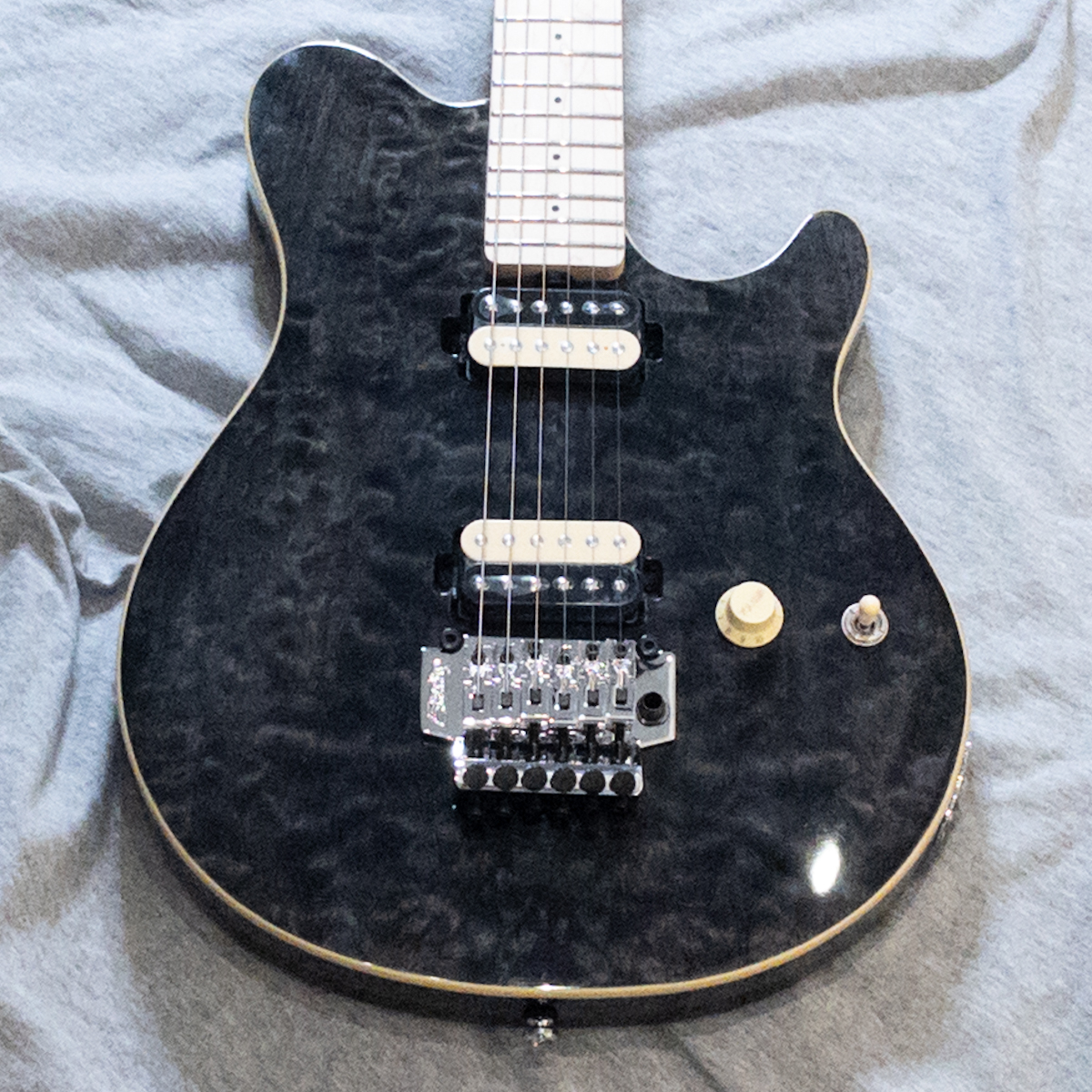 Sterling by Musicman SBMM AX40 TBK M1(Trans Black) ミュージックマン アクシス 日本限定モデル_画像2