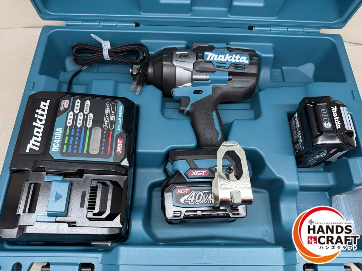 ♪ 【未使用】マキタ インパクトレンチ TW001GRDX 40V2.5Ahバッテリー×2 充電器 makita【中古】