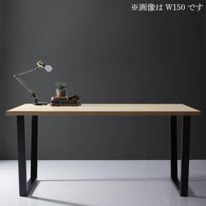 天然木天板 スチール脚 モダンデザインテーブル Gently ジェントリー ナチュラル V字脚 W120 ナチュラル