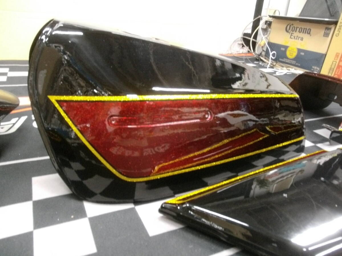 Z400FX Z550FX カスタムペイント 外装セット ほぼNEWペイント Z400FX Z550FX カスタムペイント 外装セット ほぼNEWペイント