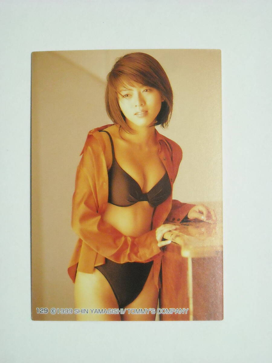  Shaku Yumiko #129 гора ..1999 Tokyo Metropolitan area Kiyoshi . город .. женщина средняя школа .1 листов. tray teng карта 