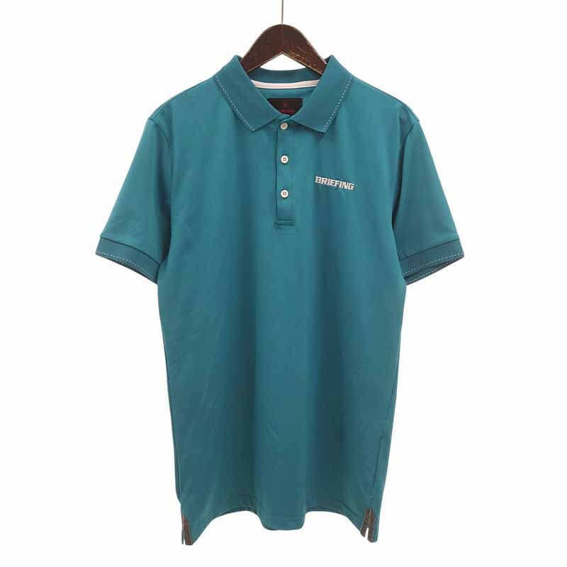 BRIEFING GOLF TOUR POLO ゴルフ ツアー ポロ シャツ ターコイズ サイズ メンズL