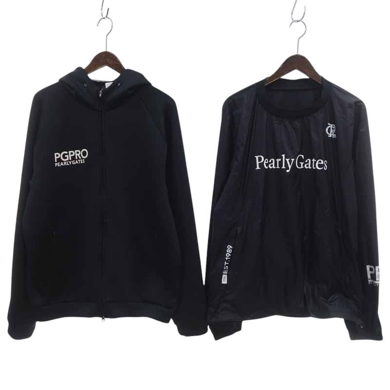 PEARLY GATES 24SS ゴルフ 3WAY ダンボールニット ツイン スニード ジャケット ダークネイビー サイズ メンズ6